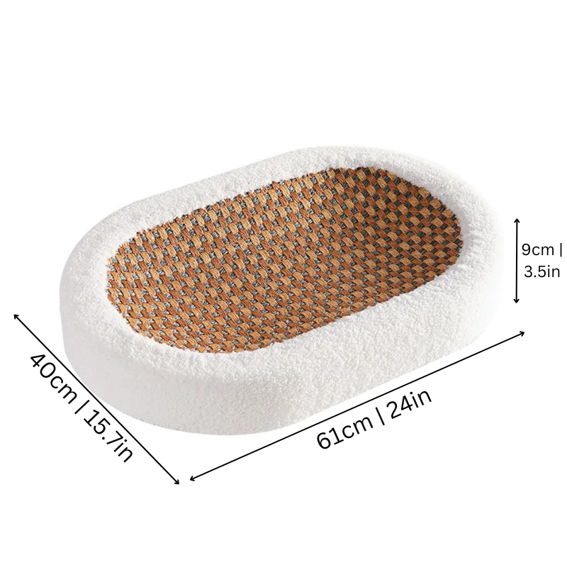 Cat Lounge with Scratchable Surface for Relaxation and Play 1