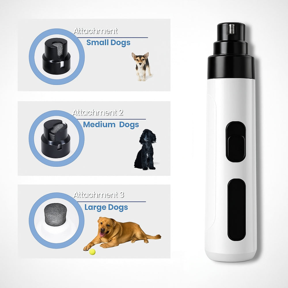 Dog Nail Grinder Electric Pet Care Tool for Quiet and Safe Grooming