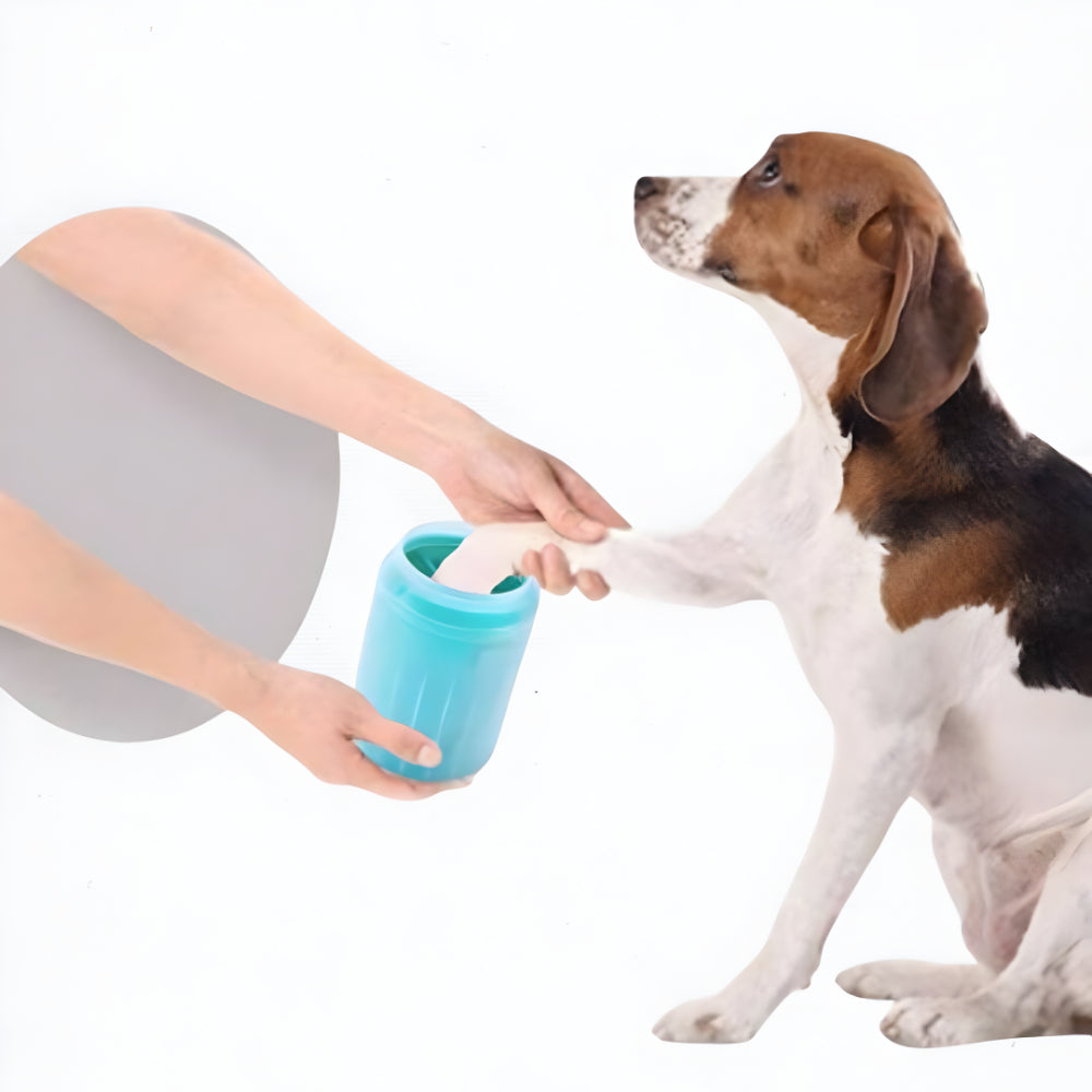 Dog Paw Cleaner Cup Portable Silicone Brush for Mud and Dirt Removal