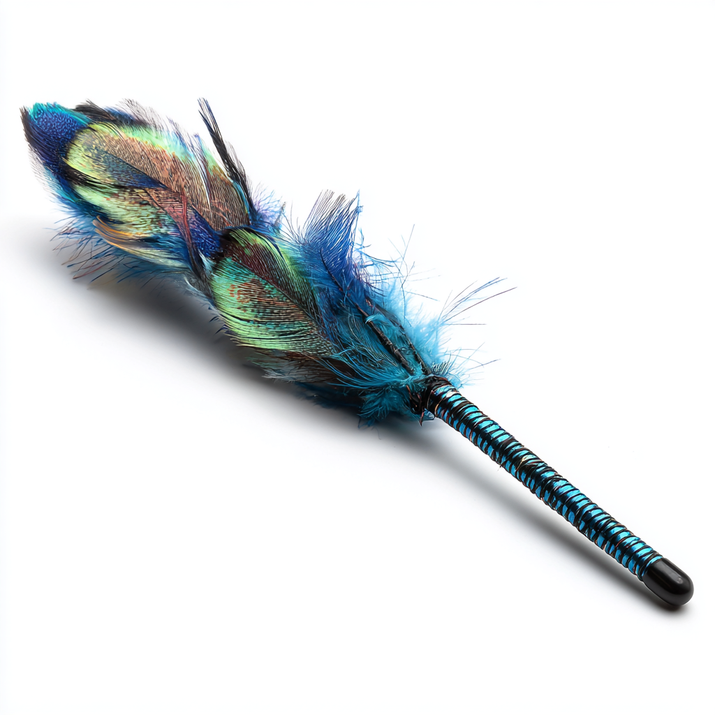 Feathered Cat Teaser Wand