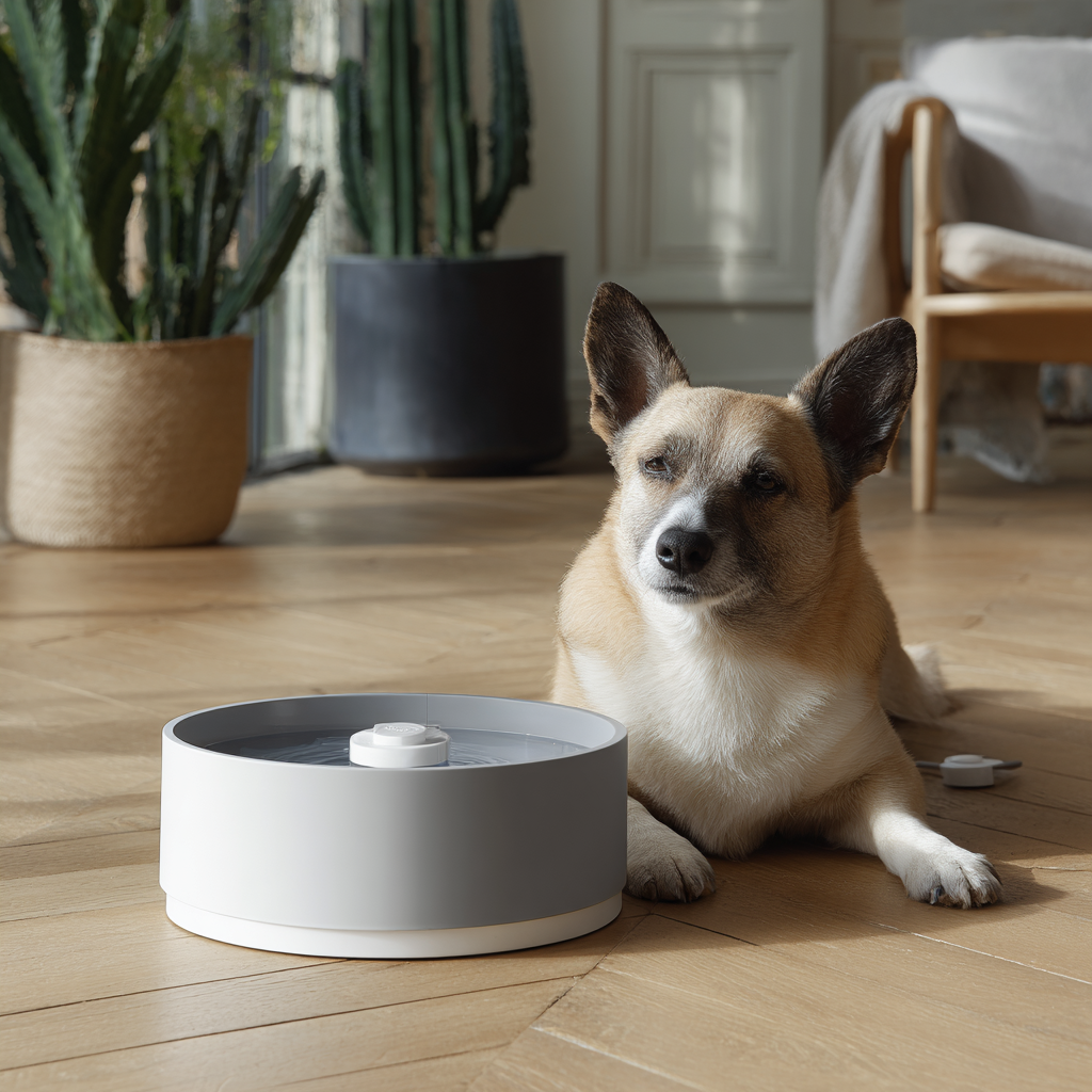 Pet Water Fountain with Minimalist Design