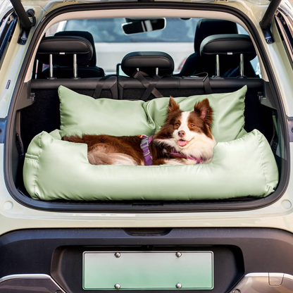 Dog Car Seat Bed Waterproof Travel Cushion for Large Pets