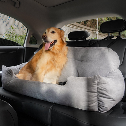 Dog Car Seat Bed Waterproof Travel Cushion for Large Pets