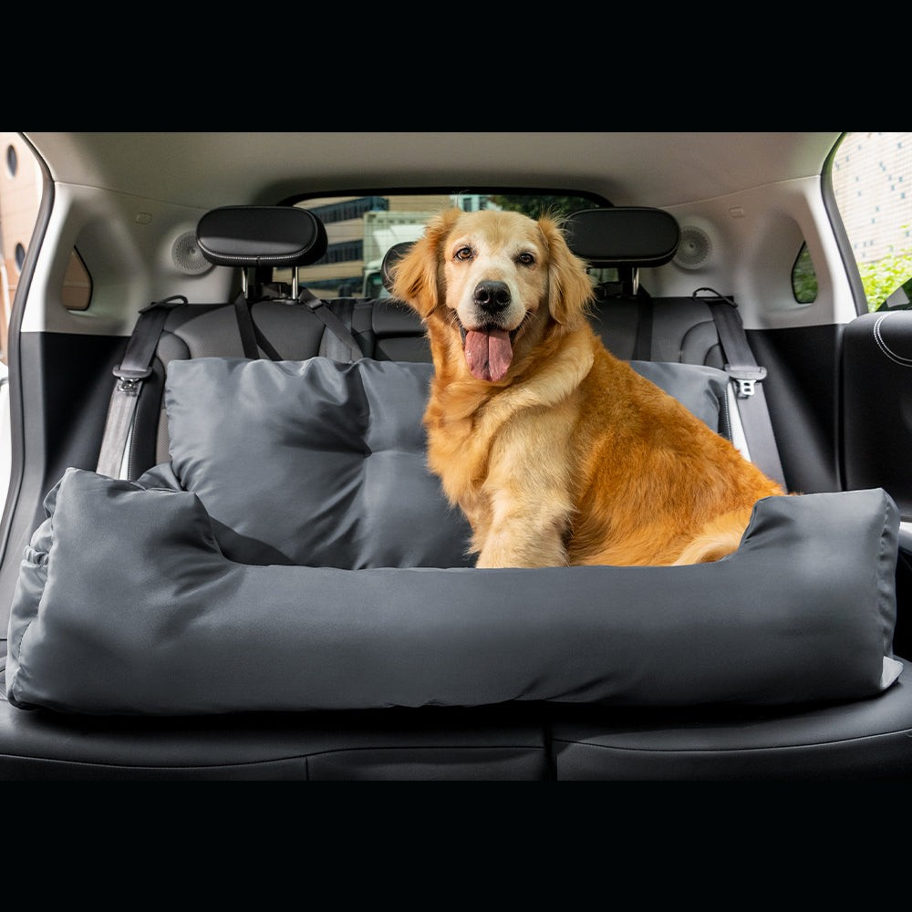 Dog Car Seat Bed Waterproof Travel Cushion for Large Pets
