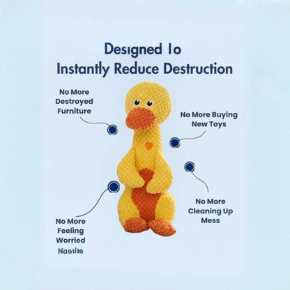 Dog Plush Toy for Aggressive Chewers Soft Squeaky Chew Toy