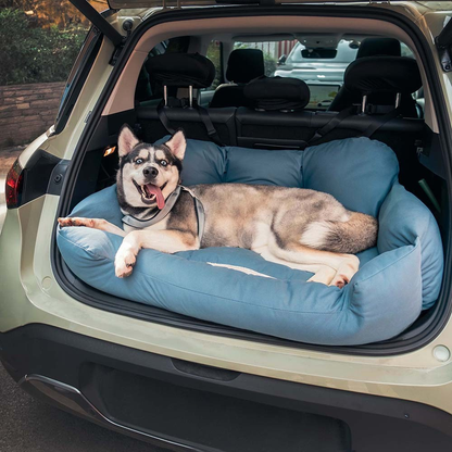 Dog Car Seat Bed Waterproof Travel Cushion for Large Pets