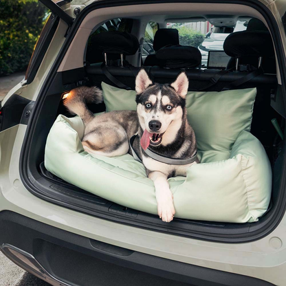 Dog Car Seat Bed Waterproof Travel Cushion for Large Pets