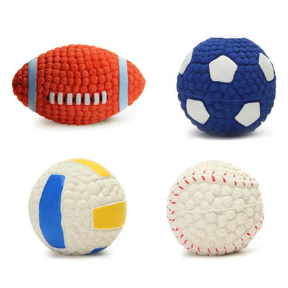 Dog Toy Durable Latex Chew Ball for Aggressive Chewers
