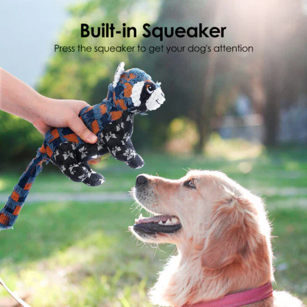 Dog Toy Durable Rubber Chew Toy for Heavy Chewers with Squeaker