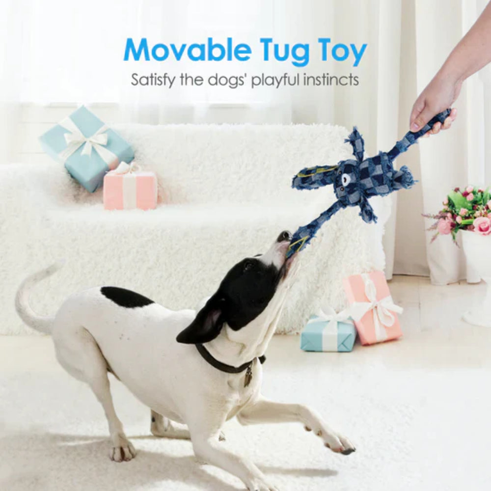 Dog Toy Durable Rubber Chew Toy for Heavy Chewers with Squeaker