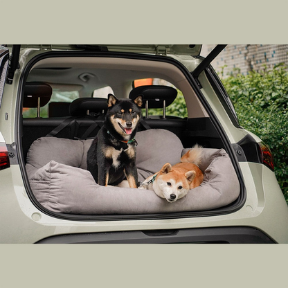 Dog Car Seat Bed Waterproof Travel Cushion for Large Pets