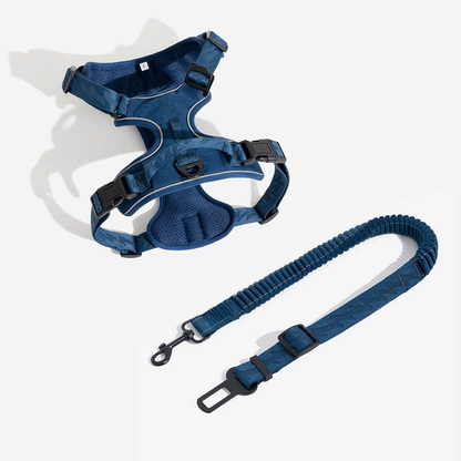 Dog Car Seat Belt Adjustable Reflective Safety Harness Strap