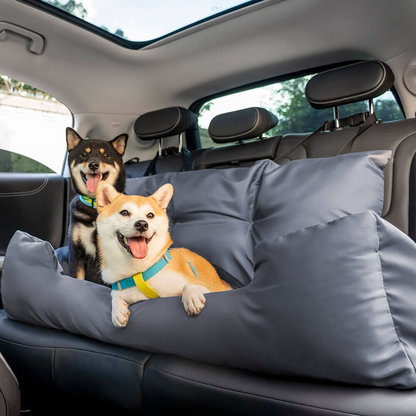 Dog Car Seat Bed Waterproof Travel Cushion for Large Pets