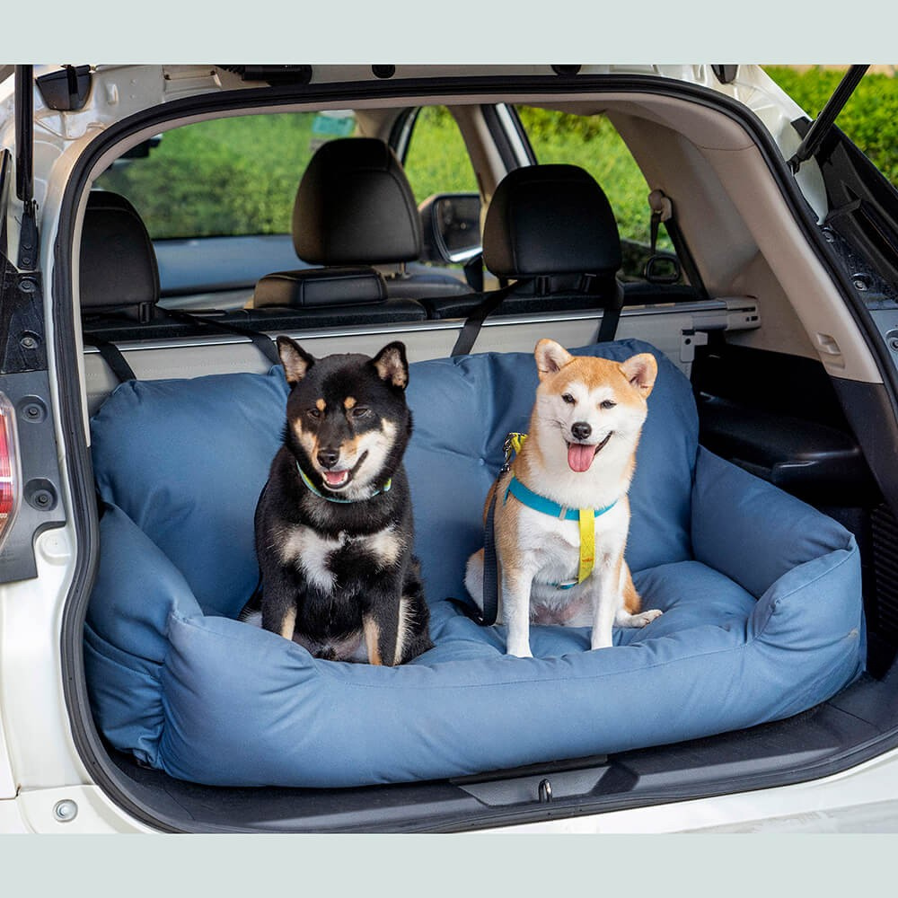 Dog Car Seat Bed Waterproof Travel Cushion for Large Pets
