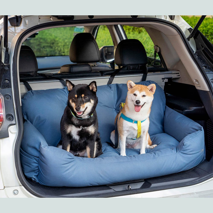 Dog Car Seat Bed Waterproof Travel Cushion for Large Pets