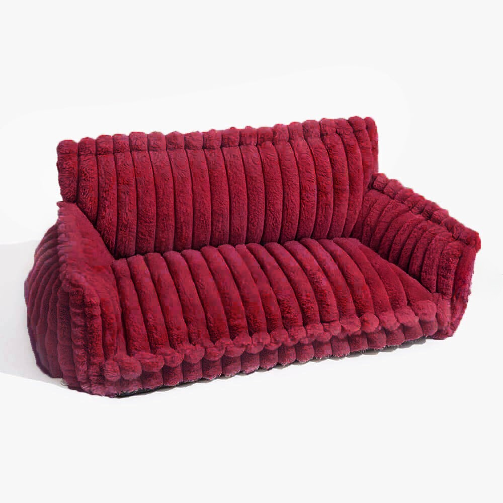 Dog Sofa Bed Plush Cushion for Comfortable Indoor Sleep