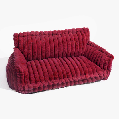 Dog Sofa Bed Plush Cushion for Comfortable Indoor Sleep