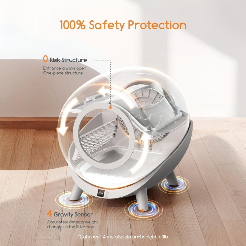 Cat Litter Box Automatic Self Cleaning with Odor Control System