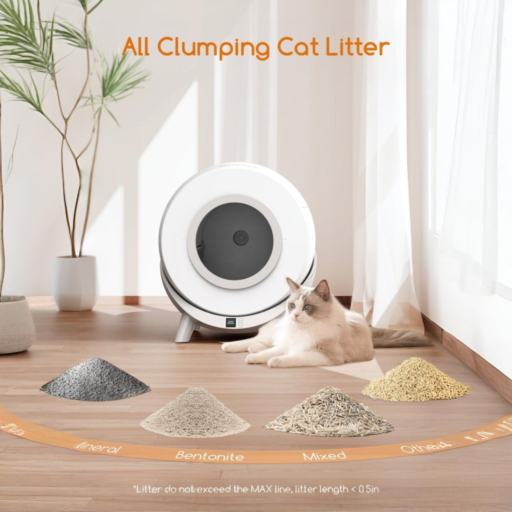 Cat Litter Box Automatic Self Cleaning with Odor Control System
