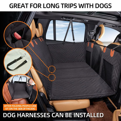 Back Seat Dog Extender with Memory Foam and Waterproof Protection 1