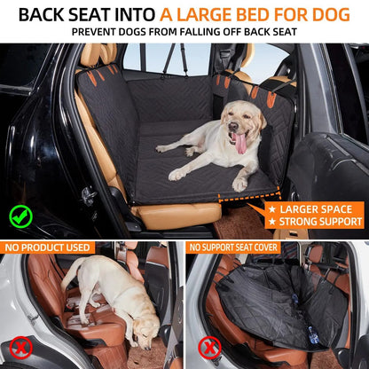 Back Seat Dog Extender with Memory Foam and Waterproof Protection 2