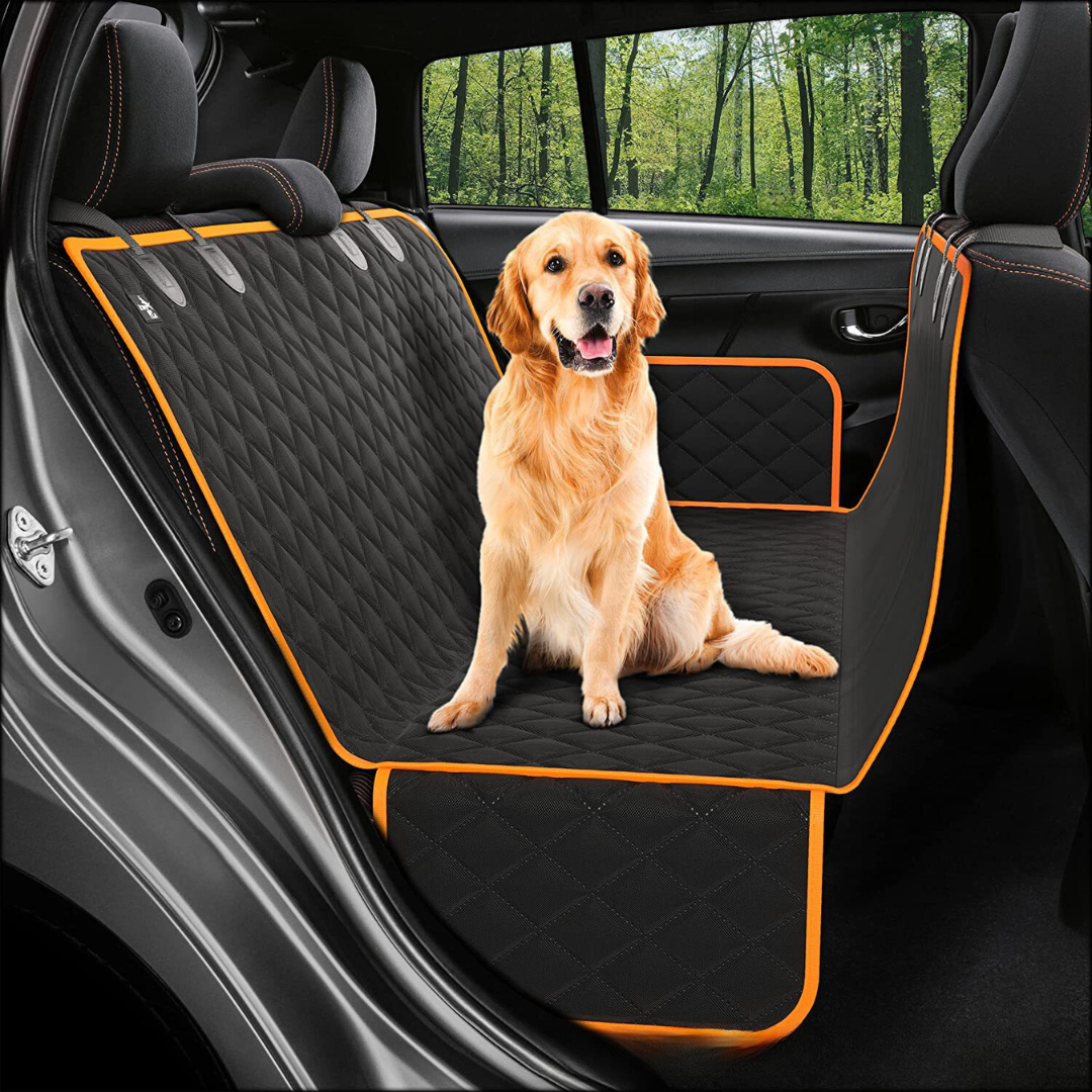 Back Seat Dog Extender with Memory Foam and Waterproof Protection 6