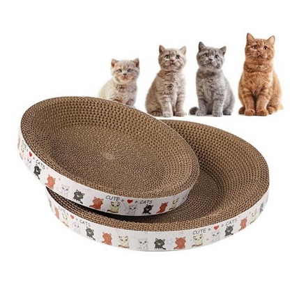 Breathable Cardboard Cat Bed for Scratching and Relaxation 1