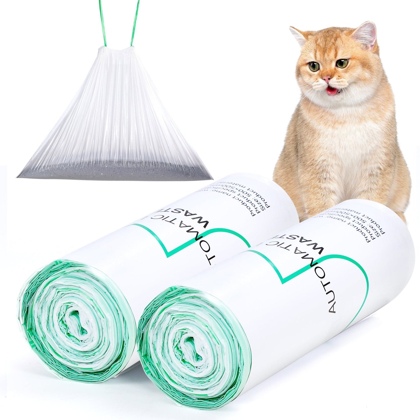 Cat Litter Box Liners - Durable Tear-Resistant Litter Tray Liners 0