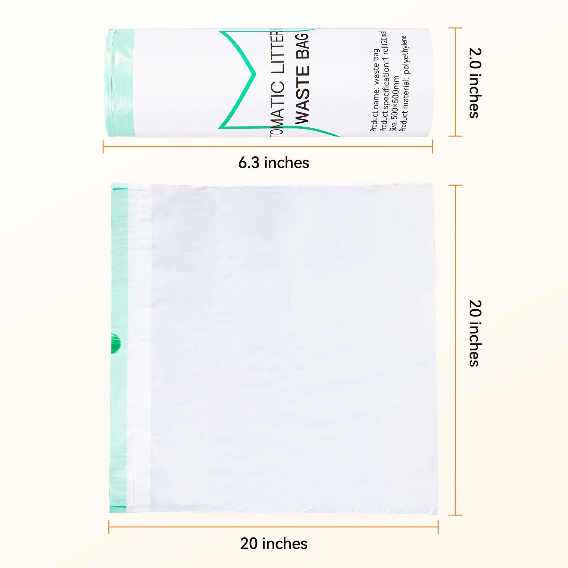 Cat Litter Box Liners - Durable Tear-Resistant Litter Tray Liners 5