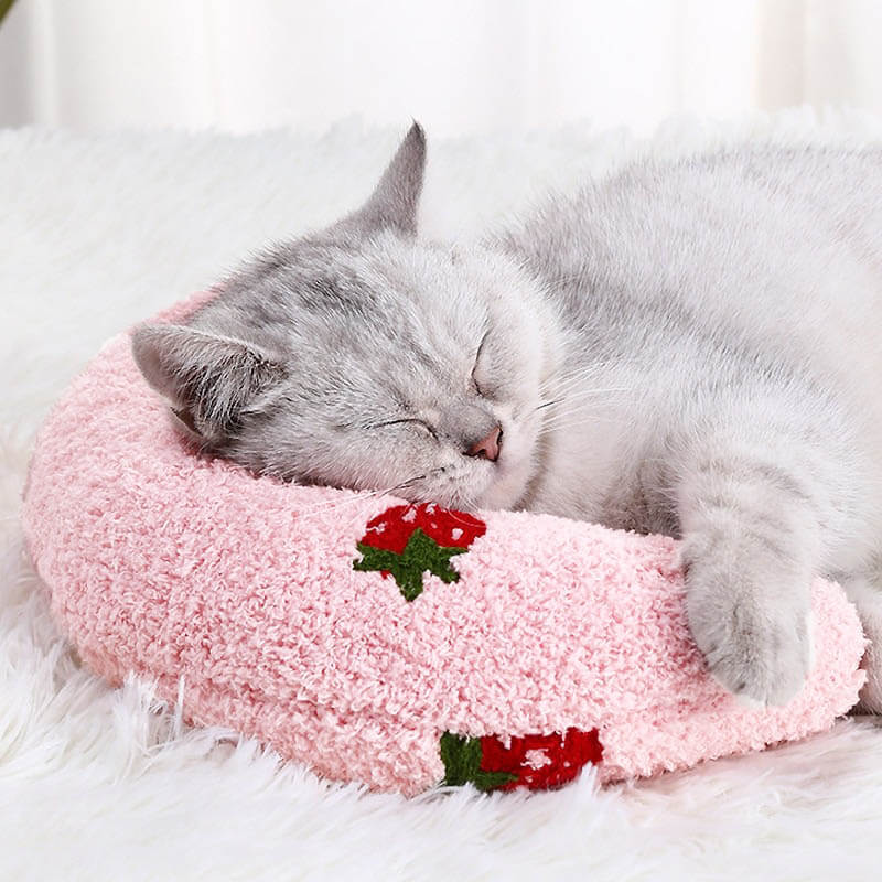 Cat Pillow for Anxiety Relief - Soft Plush Comfort Cushion 0