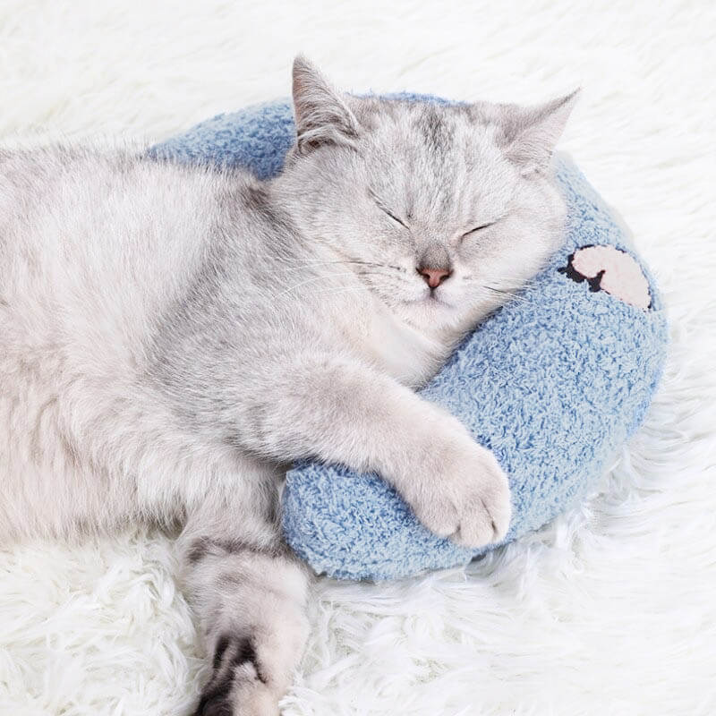Cat Pillow for Anxiety Relief - Soft Plush Comfort Cushion 1