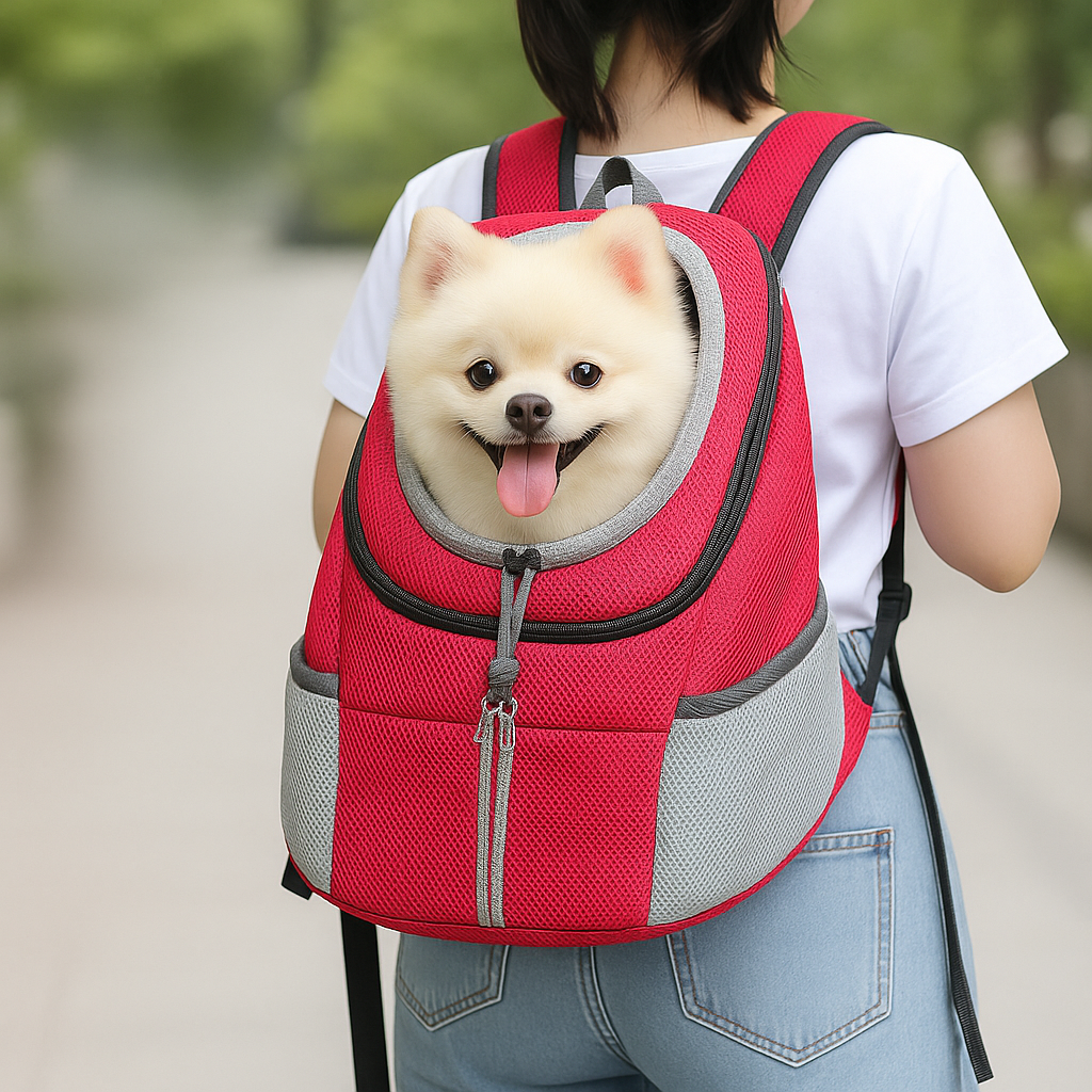 Dog Carrier Backpack for Small Dogs Breathable Mesh Travel Bag