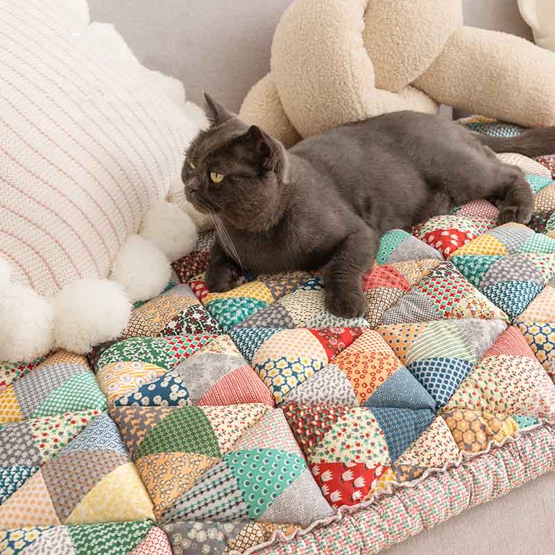 Couch Covers for Dogs - Garden Chic Cotton Sofa Protector Cover 3