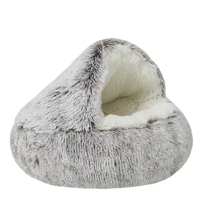 Cozy Plush Dog Bed with Protective Cover for Cats and Dogs 3