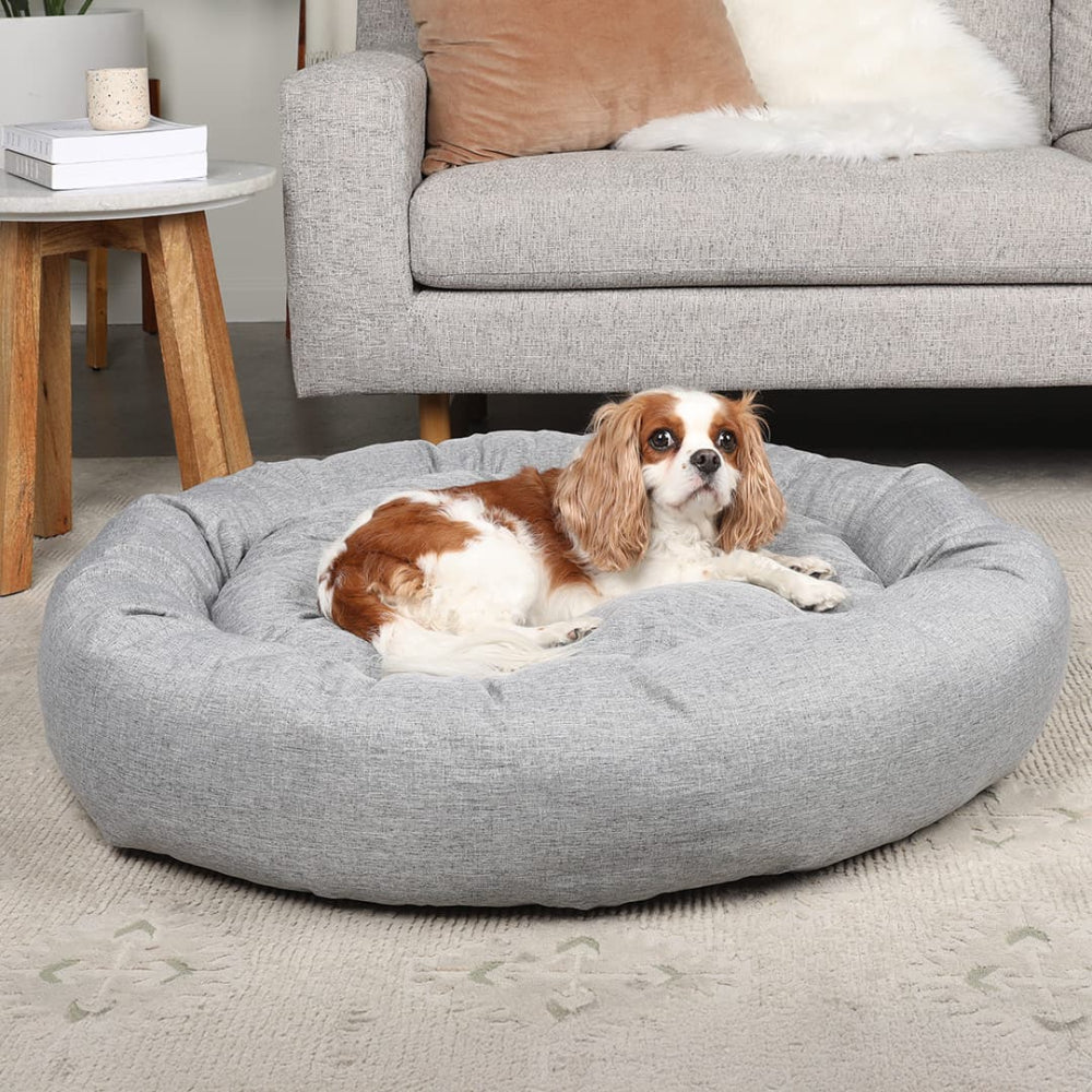 Dog Bed Plush Calming Donut for Anxiety Relief and Better Sleep
