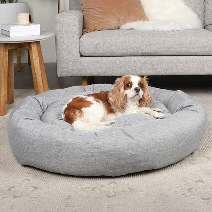Dog Bed Plush Calming Donut for Anxiety Relief and Better Sleep