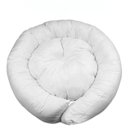 Dog Bed Plush Calming Donut for Anxiety Relief and Better Sleep