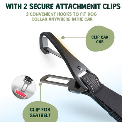 Dog Car Seat Belt Harness Adjustable Nylon Safety Leash for Travel