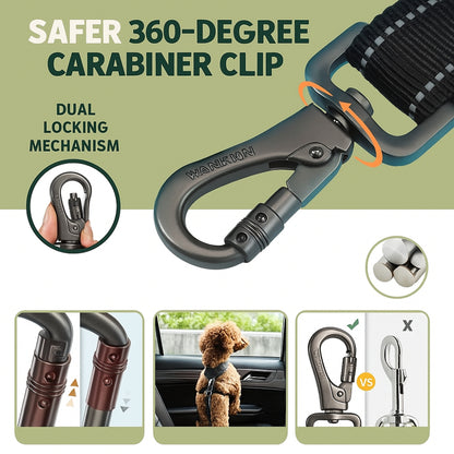 Dog Car Seat Belt Harness Adjustable Nylon Safety Leash for Travel