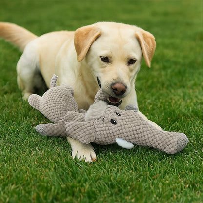 Dog Chew Toy Plush Animal Squeaky Toy for Training and Playtime Fun