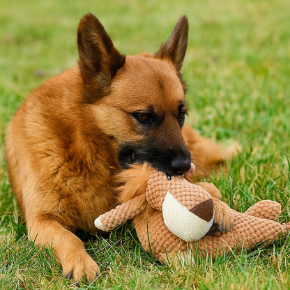 Dog Chew Toy Plush Animal Squeaky Toy for Training and Playtime Fun
