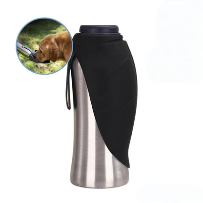 Dog Hiking Water Bottle Stainless Steel Insulated Travel Bottle