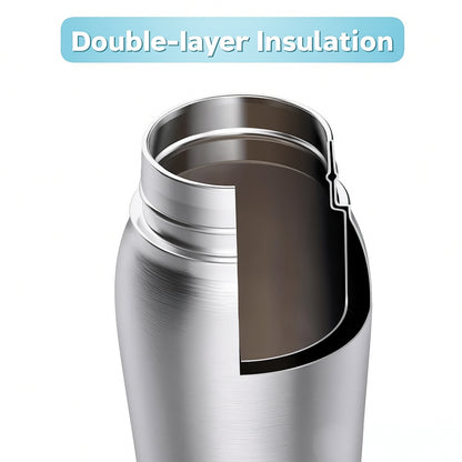 Dog Hiking Water Bottle Stainless Steel Insulated Travel Bottle