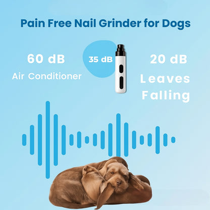 Dog Nail Grinder Electric Pet Care Tool for Quiet and Safe Grooming