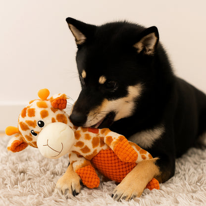 Dog Plush Toy for Aggressive Chewers Soft Squeaky Chew Toy