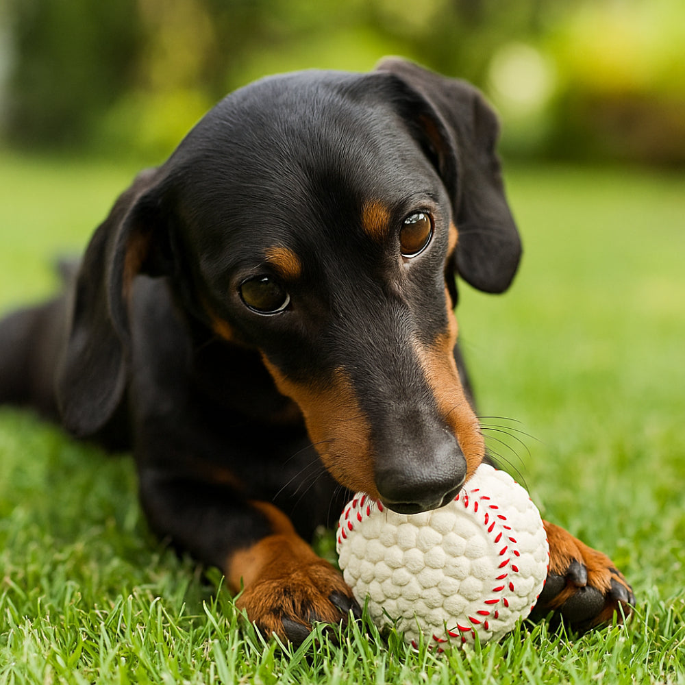 Dog Toy Durable Latex Chew Ball for Aggressive Chewers