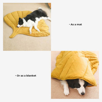Dog Blanket Leaf-Shaped Cozy Pet Blanket for Couch and Bed 3