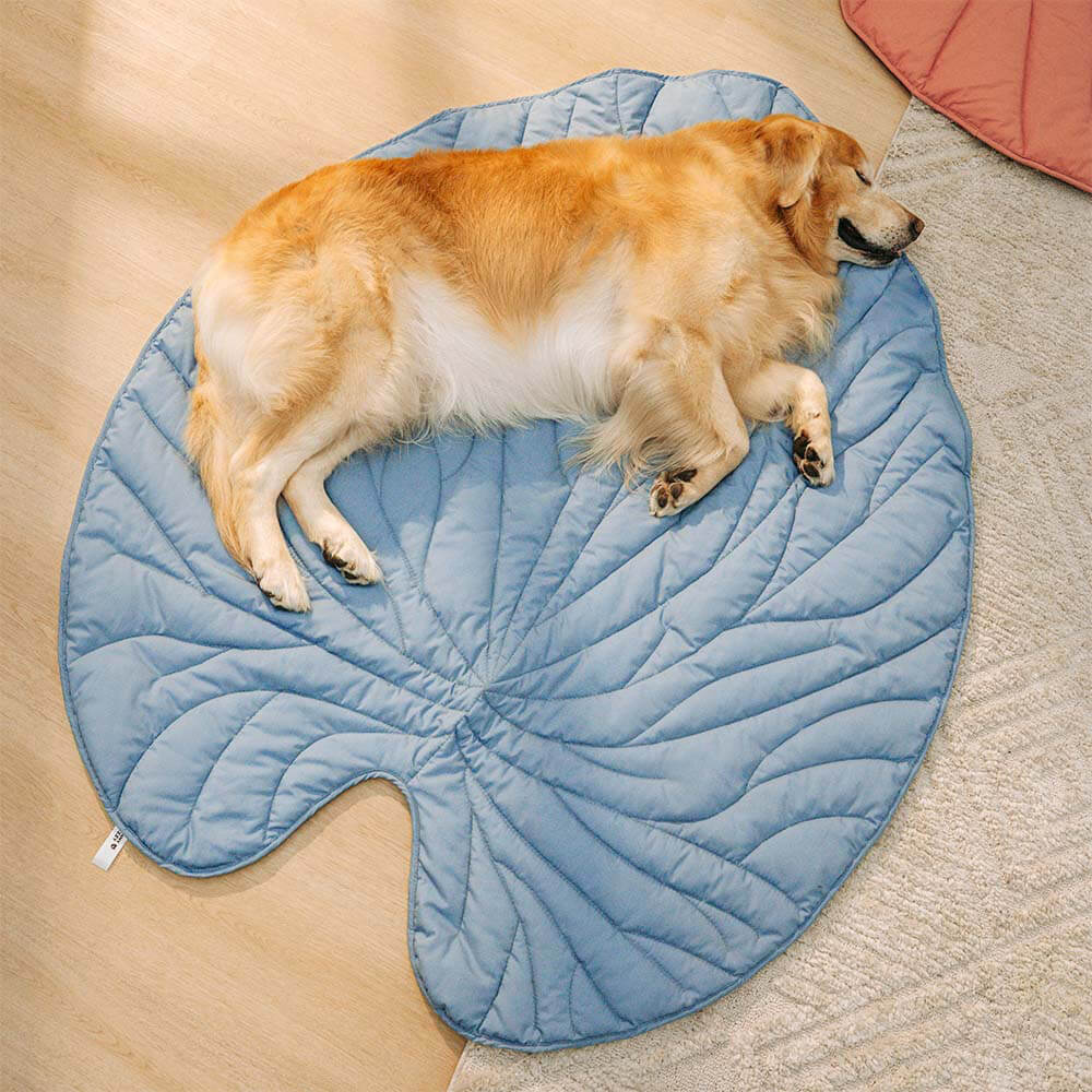 Dog Blanket Leaf Design - Soft Cotton Polyester Pet Blanket for Couch 10