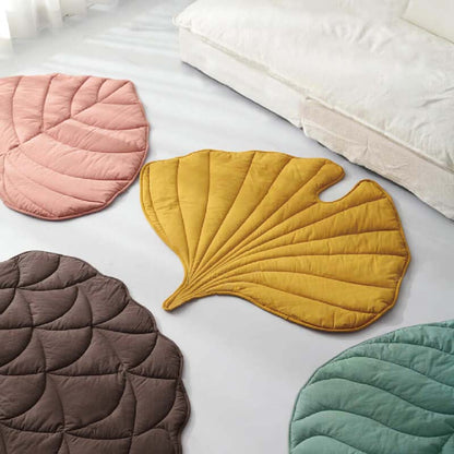 Dog Blanket Leaf Design - Soft Cotton Polyester Pet Blanket for Couch 2