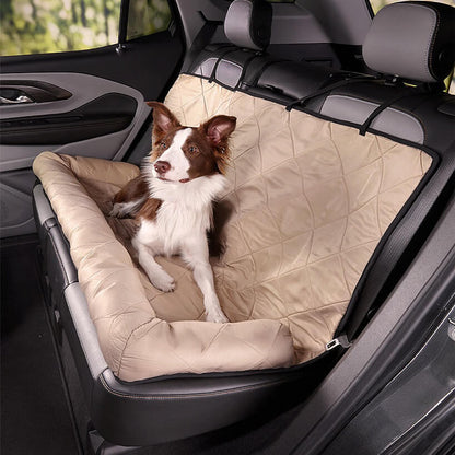 Dog Car Seat Bed with Safety Harnesses for Medium Large Dogs 13